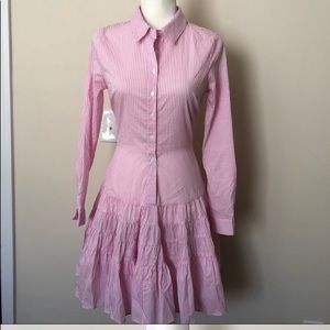 Gianna Bini Pink White Dress